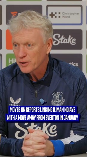 🗣️ Moyes responds to reports linking Iliman Ndiaye with a move away from Everton in this January transfer window. | Everton Football Club