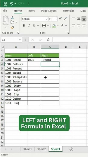 How to Use LEFT & RIGHT in Excel Like a Pro 🔥