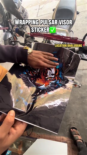 Custom Visor Stickers for Bikers in Nepal