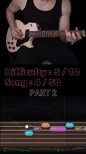 5-4 - Level 5 of 10 - PART 2 - claude debussy - Clair De lune #guitar #guitarcraft #guitarcover