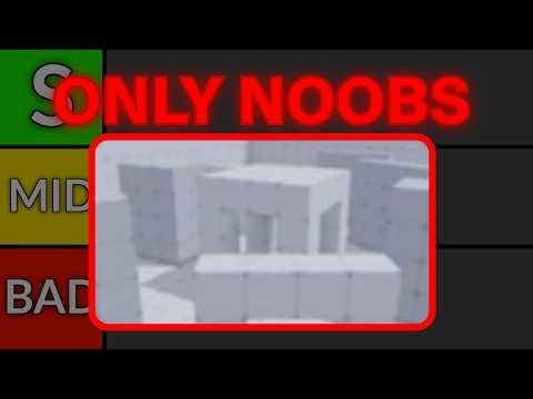 This is the WORST MAP in Roblox Rivals... (Tierlist)