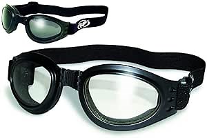 Global Vision Adventure Motorcycle/Aviator Goggles Day Night Smoked and Clear