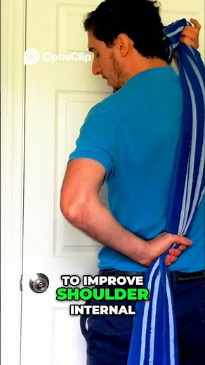 How To Use a Towel to Improve Shoulder Internal Rotation
