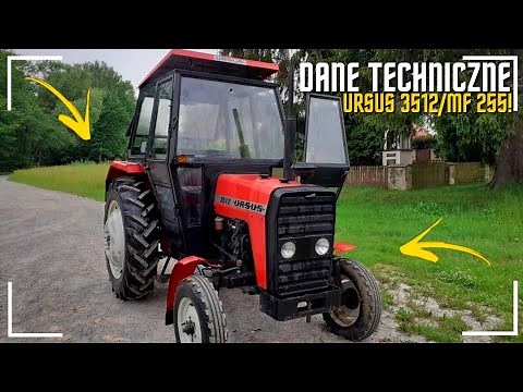 🚜Dane Techniczne - Ursus 3512/MF 255🚜