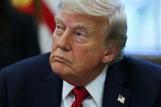 What Trump said before his Oval Office interview with The Atlantic