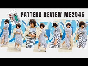 Pattern review: KnowMe Pattern ME2046 view B Maxi Dress