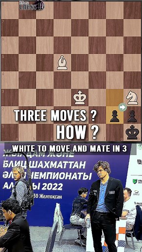 232K views · 370 reactions | White to Move and mate in 3 !勞 #chess #Échecs #echecs #شطرنج #chessmaster #chesstricks #chessplayer #chessgame #hikarunakamura #magnuscarlsen #chessmemes #chesscom #chessclub #chesslife #chessboard #chessopening #chesspuzzle #ajedrez | itsChess | Facebook