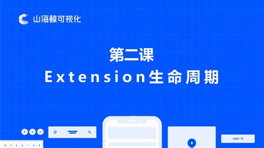【山海鲸可视化二次开发】第2课 Extension生命周期