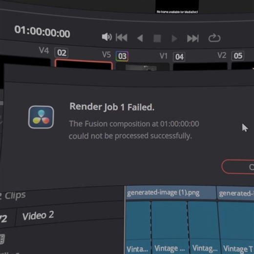 GebZilla on Instagram: "Getting the Fusion error in DaVinci Resolve? Don’t stress — I just dropped a clean, step-by-step fix. Smooth renders, zero crashes. Let’s get you editing again. 🚀🔥 Tell me if it worked for you!"