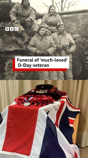 He was one of the last D-Day veterans - laid to rest at 101. At just 20, Cecil Newton landed on Gold Beach as part of a tank crew. Later that year, he was wounded in battle — but returned to France many times to honour his fallen comrades. | BBC Wiltshire
