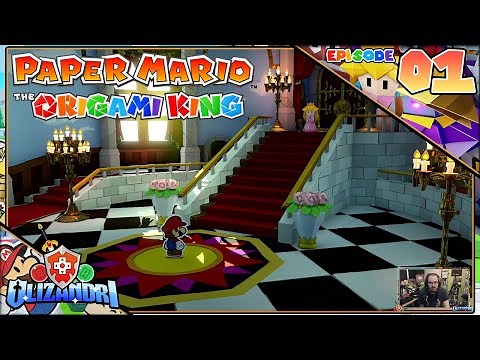 Paper Mario: The Origami King - King Olly's Origami Invasion, Whispering Woods Beginning - Episode 1