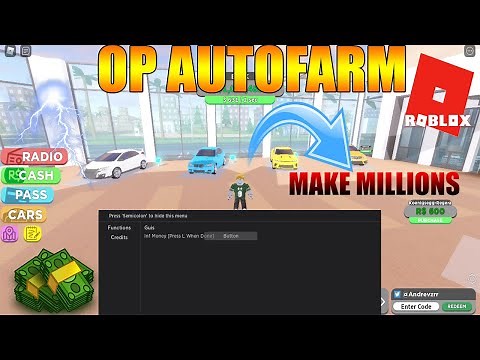DEALERSHIP SIMULATOR AUTO FARM SCRIPT ROBLOX (MAKE MILLIONS INSTANTLY )
