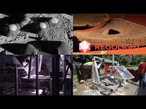 Regolight Sintering Regolith with Solar Light