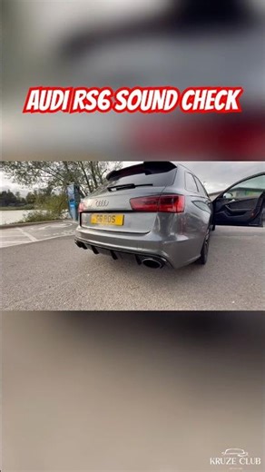 Audi RS6 Sound Check Pops and Bangs #kruzeclub #audirs6 #automobile