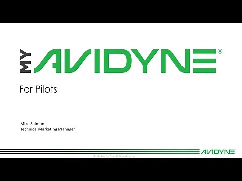 MyAvidyne for Pilots