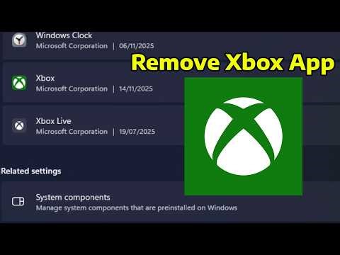 How To Remove the Xbox App From Windows 11