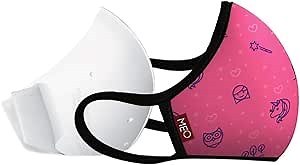 Meo Kids Face Mask - Reusable and Washable Face Mask, Breathable and Comfortable for Kids, Replaceable Filter (Princess)
