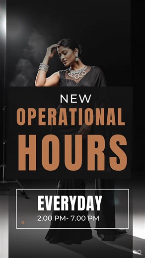 Special boutique hours alert! #saree #valentinesday \t#EthnicChic \t#SareeBlouseGoals \t#DesiStyle \tBlouseFashion \tDesignerEthnicWear \tTraditionalWithTwist IndianFashionista \tBlouseLove \tEthnicElegance