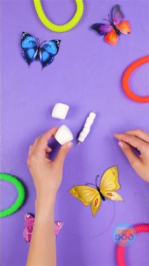 🍡 Sweet Marshmallow Fun 😍 Make Cute Shapes Easily! 🎉