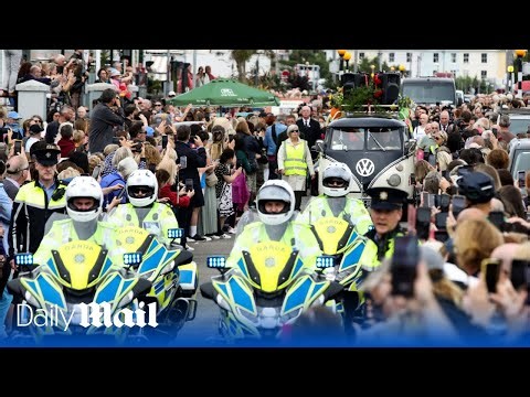 Sinead O'Connor's funeral leaves the streets of Bray flooded with fans paying respects