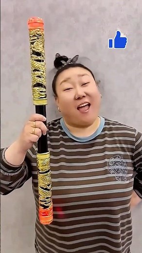 Cute - What will happen if you try to control the size of objects with this chubby Chinese girl? ...