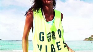 Pro Tip: Make a statement with tanks that talk. #PINKSpringBreak | Victoria's Secret PINK