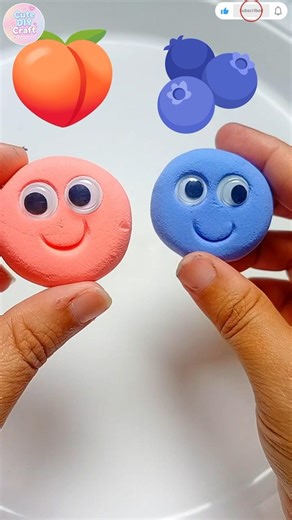 Peach 🍑 + Blue 🔵 Clay Mixing ASMR 😍 So Satisfying You Can’t Stop Watching!