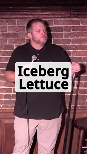 Iceberg Lettuce didn’t deserve this. It’s the working man’s lettuce 🥬 #derrickyells #standup #lettuce #comedy