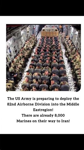 The 82nd Airborne is moving. 🦅#shorts#trending #Geopolitics #MilitaryStrategy #WorldNews