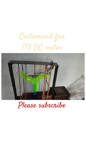 Customised fan 775 DC motor #modification #design