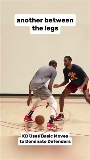 KD Uses Basic Moves to Dominate Defenders #kevindurant #nba #basketball #nbahighlights #shorts