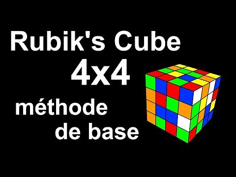 Rubik's cube 4x4 méthode de base