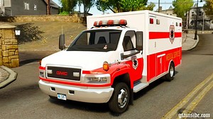 GTA 4 GMC C5500 Topkick Ambulance Mod - GTAinside.com