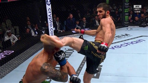 Watch the full second fight between Islam Makhachev and Alexander Volkanovski 🍿 Stream #UFC322 on the ESPN App. | ESPN