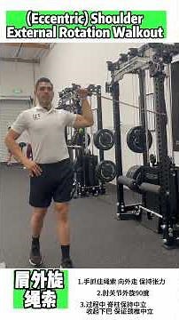 Eccentric Shoulder External Rotation Walkout｜Rotator Cuff Control