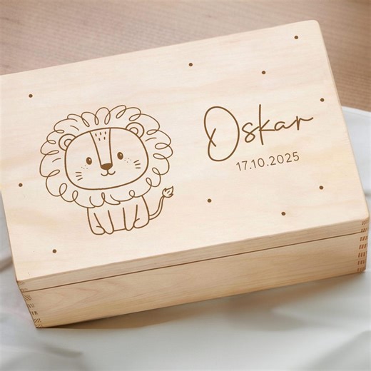 Personalisierte Erinnerungskiste Baby, Erinnerungsbox Baby, Baby Geschenk, Holzkiste Baby, Geschenk Geburt, Geschenk Taufe XHL1201 - Etsy