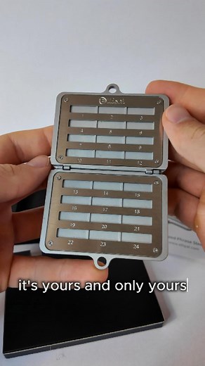 Your seed phrase shouldn’t depend on paper. ELLIPAL Seed Phrase Steel is fireproof, waterproof, and built to last. And setup is simple — you only need the first 4 letters of each word to fully recover your wallet. Protect your keys with something that actually survives | ELLIPAL