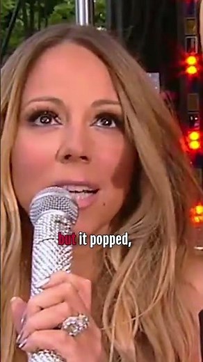 Mariah Carey's Awkward Dress Malfunction On Live TV #Dress #MariahCarey #Malfunction