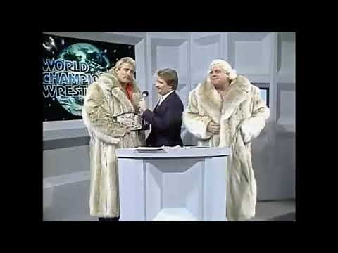 Dusty Rhodes & Magnum T.A. The Infamous Fur Coat Promo 12/14/85 #DustyRhodes