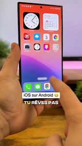 1.6K views · 30 reactions | Toi aussi tu veux avoir iOS sur ton téléphone Android ? C’est super simple à faire il suffit d’une seule chose regardes bien… 朗 #iphone #ios #samsung #android #astuce #app #tricks #tech #explore #s24ultra | Nowistech | Facebook