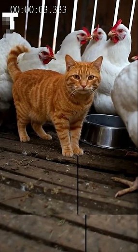 20251223 52Perfect Timing! Not a Second Off, Cat is God-like#timing #cat #godlike