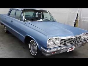 DustyOldCars.com 1964 Chevrolet Biscayne Blue SN 1152