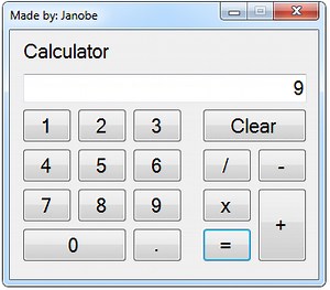 Calculator in C#