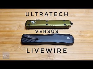 Kershaw Livewire and Microtech Ultratech Head to Head Comparison | Popular, American Made OTFs