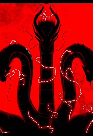 Ghidorah Drawing Inspired by Audio