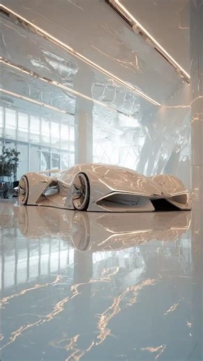 These Pearl White Future Cars Open Like Sci-Fi Spaceships 😳🚀