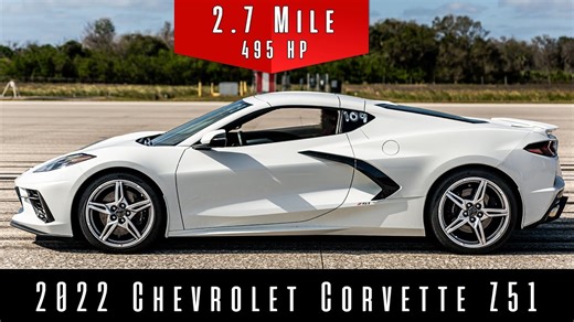 Watch A 2022 C8 Corvette Z51 Do A Top Speed Run