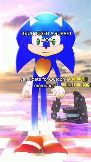 Sonic X Puppet mod #sonic #sonicthehedgehog #sonicmemes