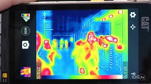 Thermal imaging is hot! (pun intended). At Mobile World Congress we saw the Cat S60, a ruggedized 4G LTE Android handset that includes infrared imaging (before, you could get thermal imaging on a separate device or add-on component). | Network World