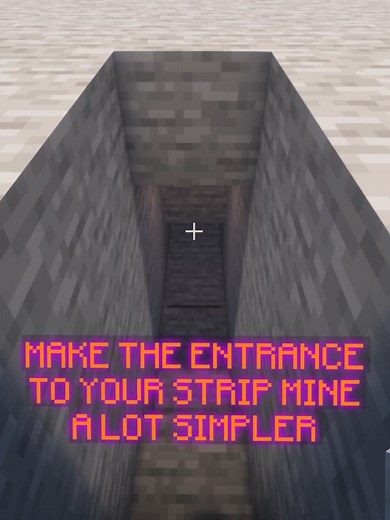 Building a Strip Mine with Pistons in Minecraft